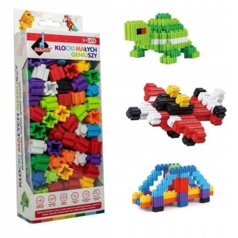 Klocki Małych Geniuszy Konstrukcyjno Przestrzenne Askato #G2