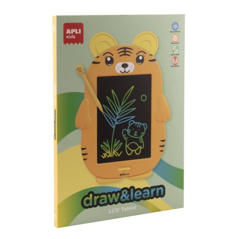Magiczny tablet LCD do rysowania Apli Kids - Tygrys