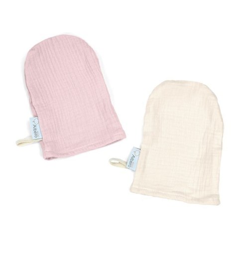 ALBERO MIO Myjki muślinowe 2-pak WM440 Lukrowy