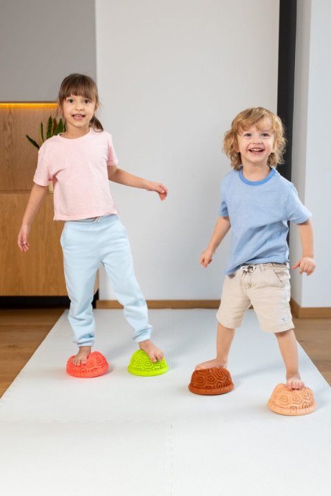 TULLO 609 Półkula sensoryczna żółw beżowa 18 cm