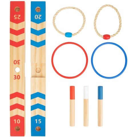 TOOKY TOY Drewniana Gra Fun Serso Zręcznościowa Ring Cross