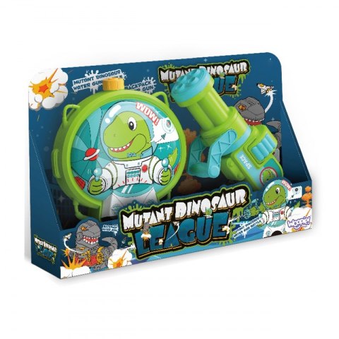 WOOPIE 50216 Pistolet na wodę z Plecakiem Dino