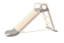 Zjeżdżalnia ogrodowa 140 cm beżowo-szara #G2