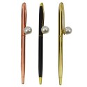 Długopis Metalowy Automatyczny Perła Niebieski Tusz 1.0mm