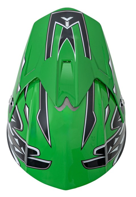 Kask Motocyklowy Enduro Zielony L