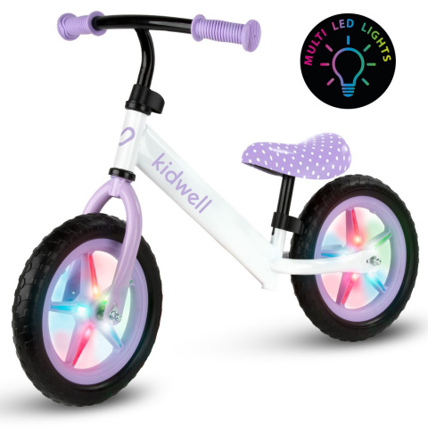 REBEL LED Kidwell lekki rowerek biegowy 2,8 kg 2+ do 30 kg- Dots