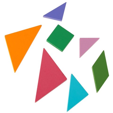 Tangram książeczka magnetyczna układanka montessori klocki gra logiczna 3D