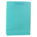 Torba Prezentowa Klasyczna W Złote Kropki 41 x 30 x 12 cm