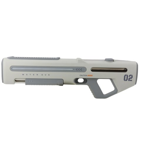 Elektryczny Automatyczny Karabin Pistolet Na Wodę Biało Szary 1000ml 61cm