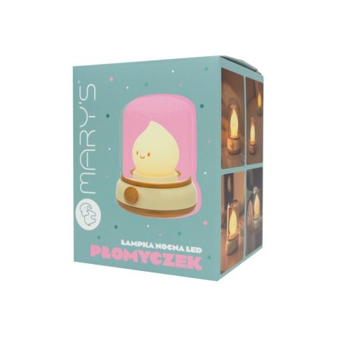 MARY'S MW61049 Lampka nocna led Płomyczek żółty