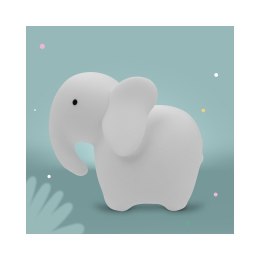 MARY'S MW61258 Lampka nocna led Słonik biały z pilotem