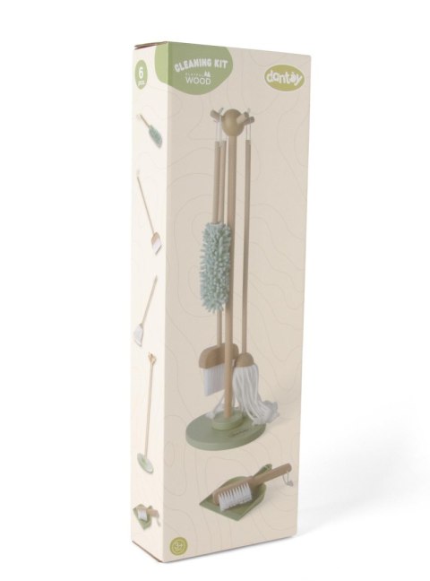 Drewniany zestaw do sprzątania DANTOY