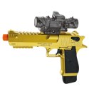 Elektryczny Pistolet na Kulki Wodne Strzałki Piankowe Złoty