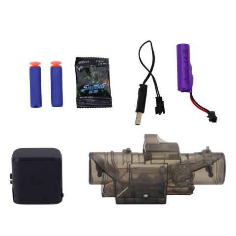 Elektryczny Pistolet na Kulki Wodne Strzałki Piankowe Złoty