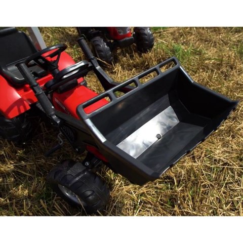 FALK Traktor Mc Cormick Czerwony na Pedały z Przyczepką od 3 Lat