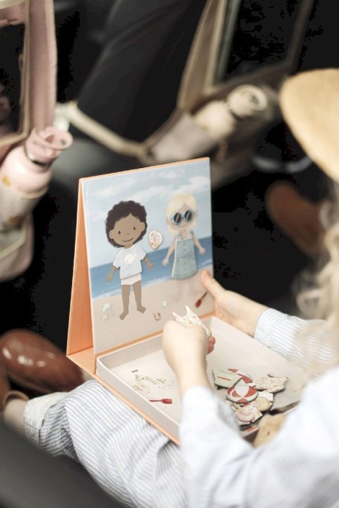 Filibabba Gra magnetyczna Ubieranka A day at the beach