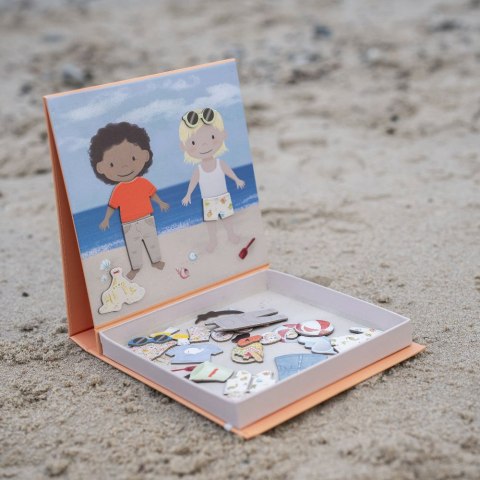 Filibabba Gra magnetyczna Ubieranka A day at the beach