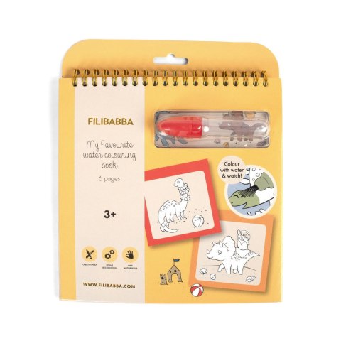 Filibabba Moja ulubiona kolorowanka wodna Dinos