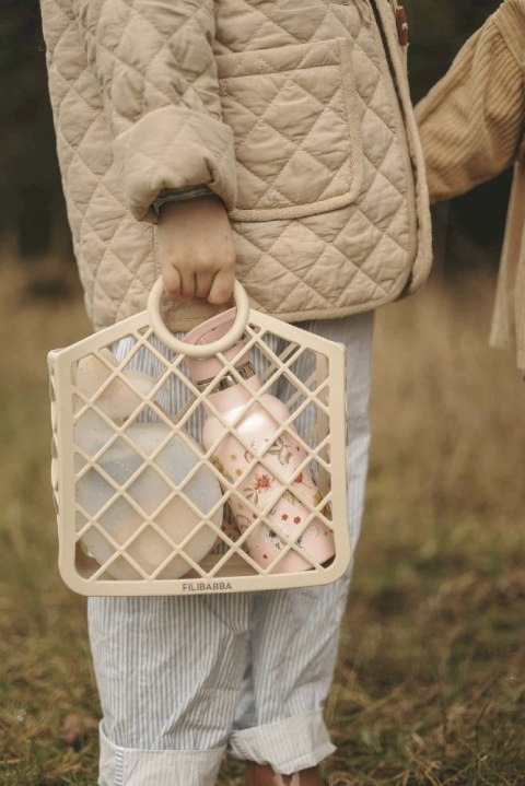 Filibabba Silikonowa torba plażowa Whitecap Grey