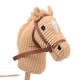 Holly Hobby Horse koń LUX na kiju dźwięk 80cmBeige
