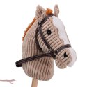 Holly Hobby Horse koń LUX na kiju dźwięk 80cmTaupe