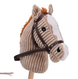 Holly Hobby Horse koń LUX na kiju dźwięk 80cmTaupe