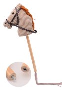 Holly Hobby Horse koń LUX na kiju dźwięk 80cmTaupe