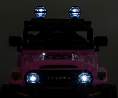 MILLY MALLY 6234 Pojazd na akumulator Toyota FJ Cruiser Pink