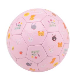 Piłka z imitacji skóry Safari pink Happy World