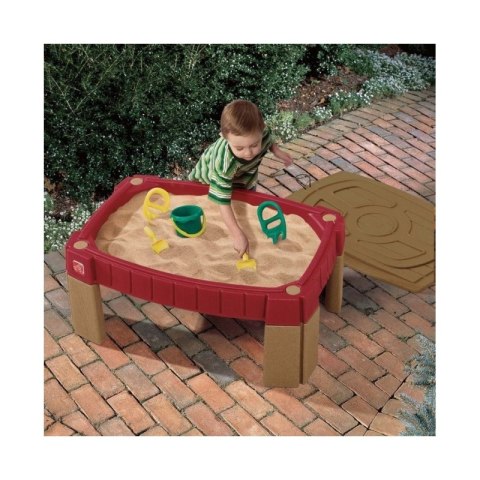 STEP2 Duża Piaskownica Stół z Pokrywą Tor Samochodowy
