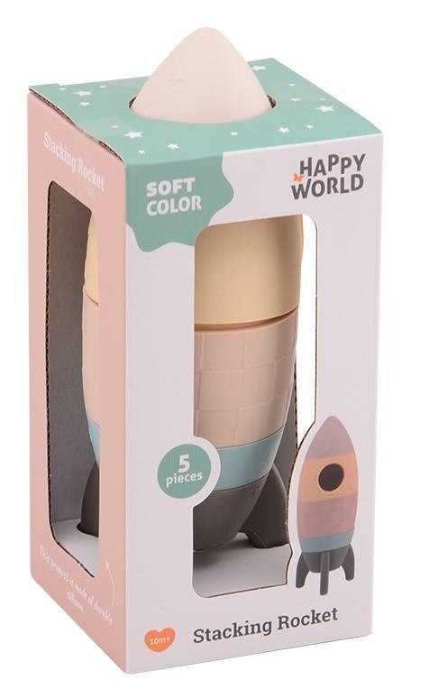 Silikonowa rakieta 6 elem. Happy World 10 m+