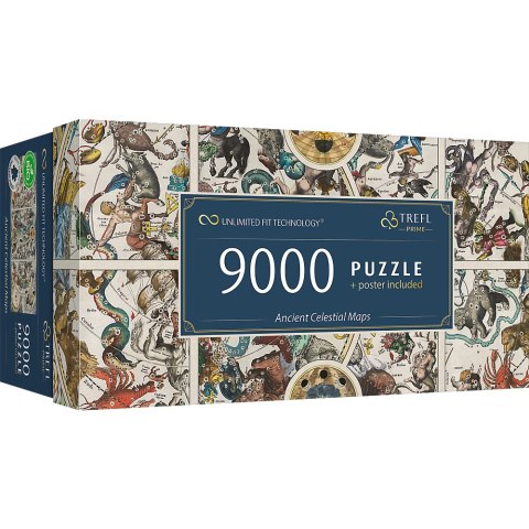 Puzzle - "9000 UFT" - Ancient Celestial Maps Trefl 81031