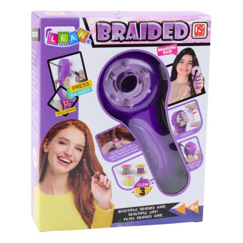 Zestaw Piękności Do Włosów Zaplatarka Do Warkoczyków Nitki Gumki Koraliki