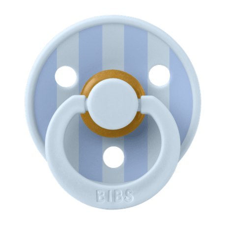 BIBS 10022231C Smoczek uspokajający STUDIO COLOUR BABY BLUE/DUSTY BLUE S kauczuk