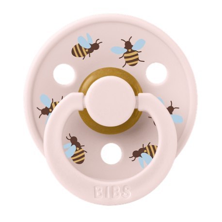 BIBS 20024334C Smoczek uspokajający STUDIO COLOUR BUMBLEBEE FRIENDS PETAL M kauczuk