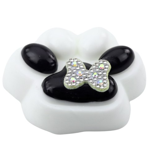 Gniotek Kocia Łapka Antystresowa Sensoryczna Squishy Motyl Biało-Czarna