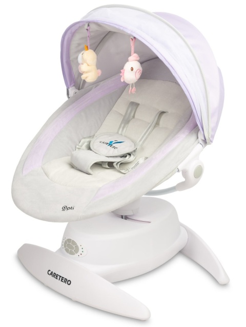 OPTI Caretero Bujaczek leżaczek elektryczny do 9 kg - Pink