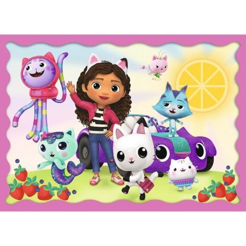 Puzzle 4w1 Przygody Gabi Koci Domek Trefl 34620 #G2