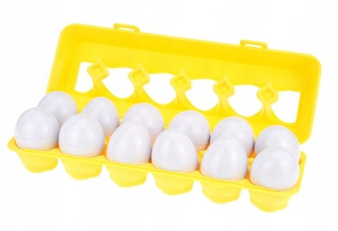 Układanka Jajka Dopasuj Cyferki Klocki Sorter #G2