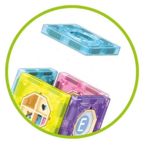 WOOPIE Klocki Magnetyczne Tor Kulkowy Kulodrom 89 el.