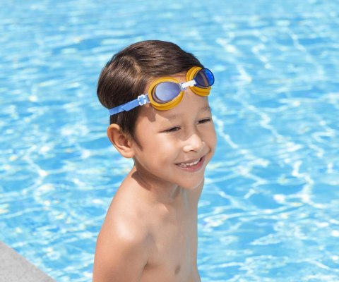 BESTWAY 21002 Aqua Burst Essential Okulary do pływania Niebieskie