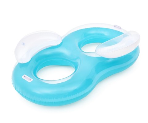 BESTWAY 43009 Koło do pływania podwójne Cool Comfort Niebieskie 1,88x1,17