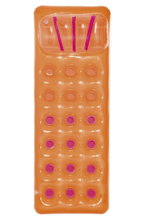 BESTWAY 43015 Dmuchany materac plażowy 188x71 pomarańczowy