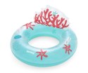 BESTWAY 43730 Koło do pływania z oparciem Rafa koralowa 1,07x1,13