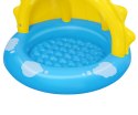 BESTWAY 52637 Basenik dmuchany z daszkiem i pompowanym dnem Słoneczko 1,01x97x71