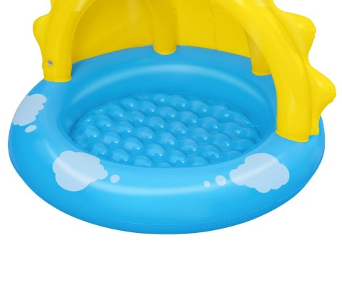 BESTWAY 52637 Basenik dmuchany z daszkiem i pompowanym dnem Słoneczko 1,01x97x71