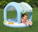 BESTWAY 52638 Basenik dmuchany z daszkiem i pompowanym dnem Cukierkowy Domek 1,04x84