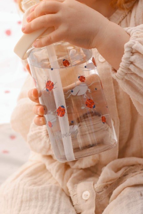 Butelka do picia Tritan LADYBUG 350 ml z dzióbkiem