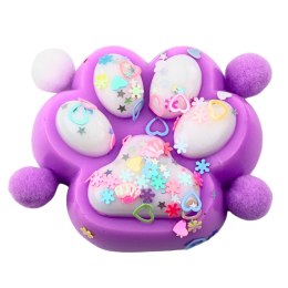Gniotek Kocia Łapka Antystresowa Sensoryczna Squishy Fioletowa