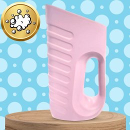 KUBEK DO MYCIA GŁOWY SPŁUKIWANIA WŁOSÓW NICEkids MIĘKKI DUŻY RÓŻOWY